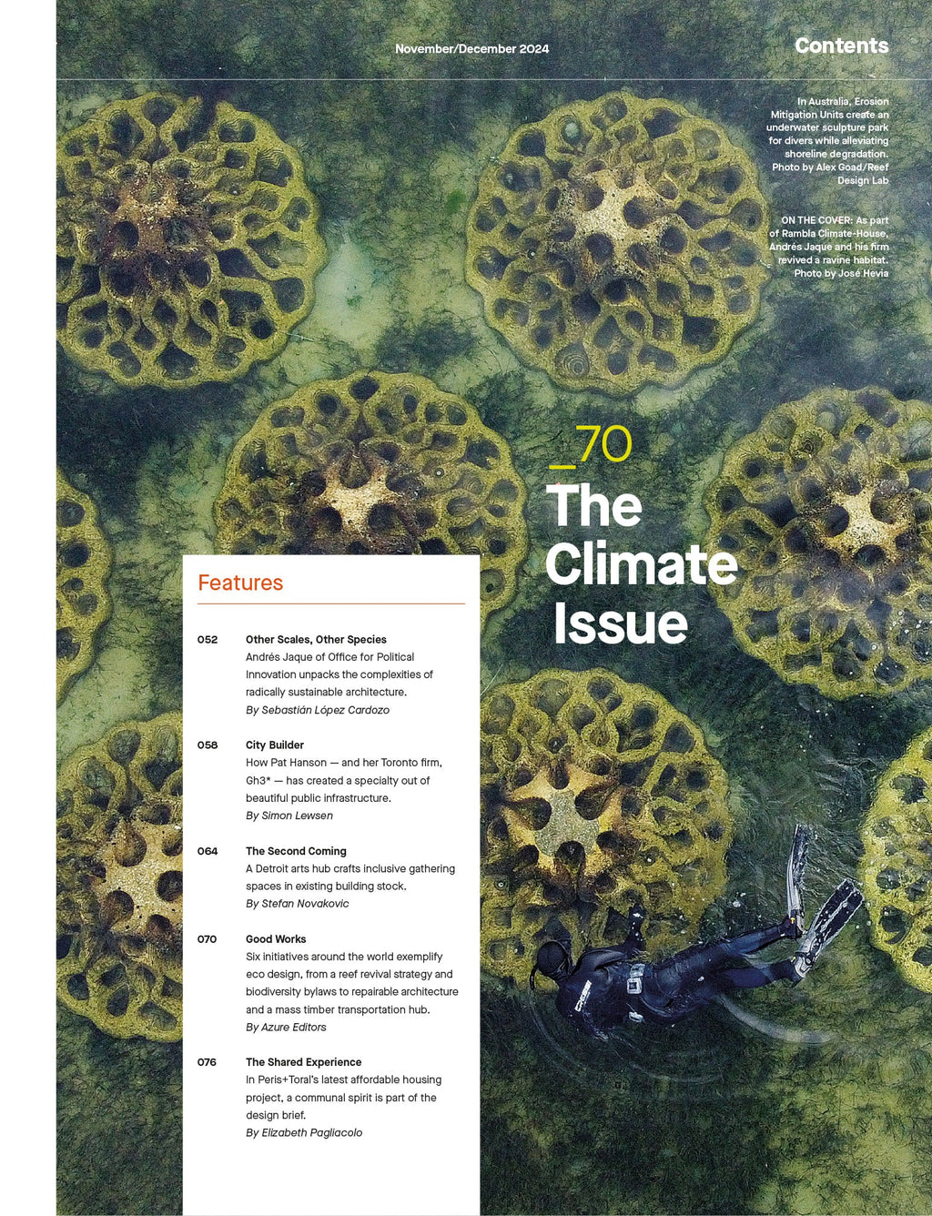 The Climate Issue | November/December 2024