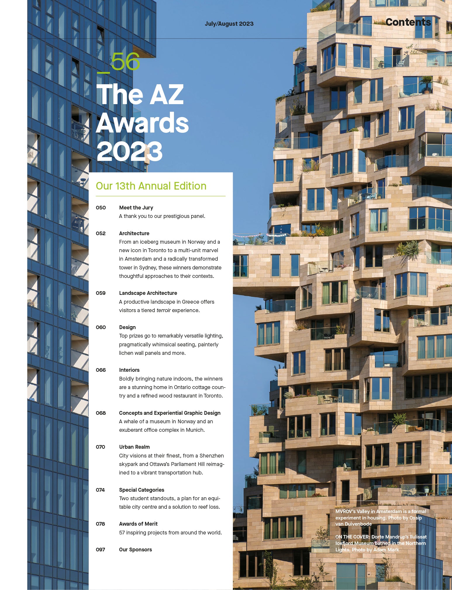 THE ANNUAL AZ AWARDS | JULY/AUGUST 2023 ISSUE