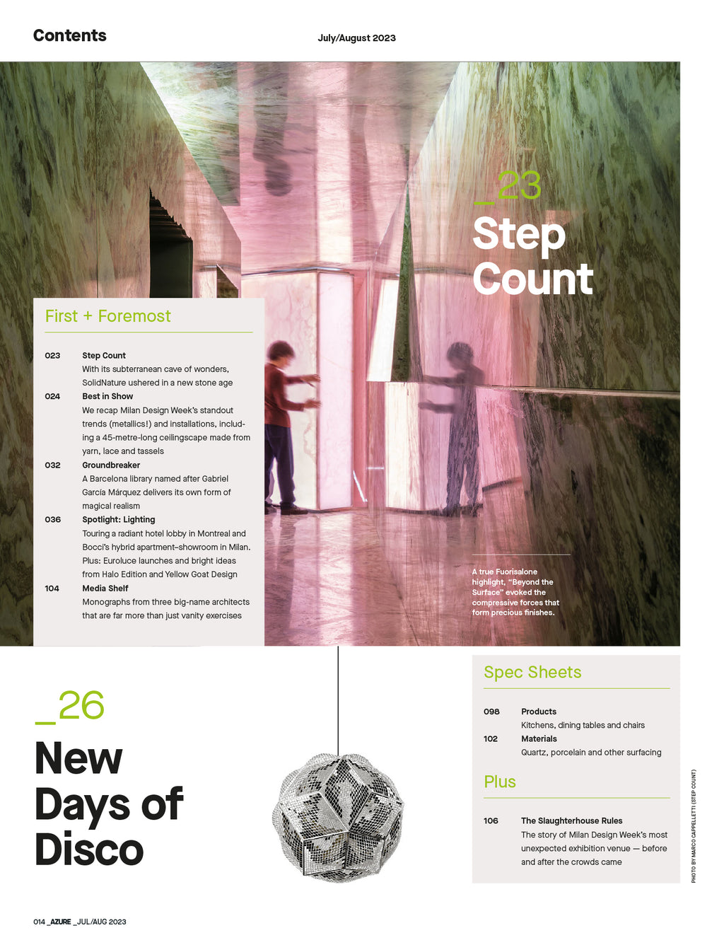 THE ANNUAL AZ AWARDS | JULY/AUGUST 2023 ISSUE