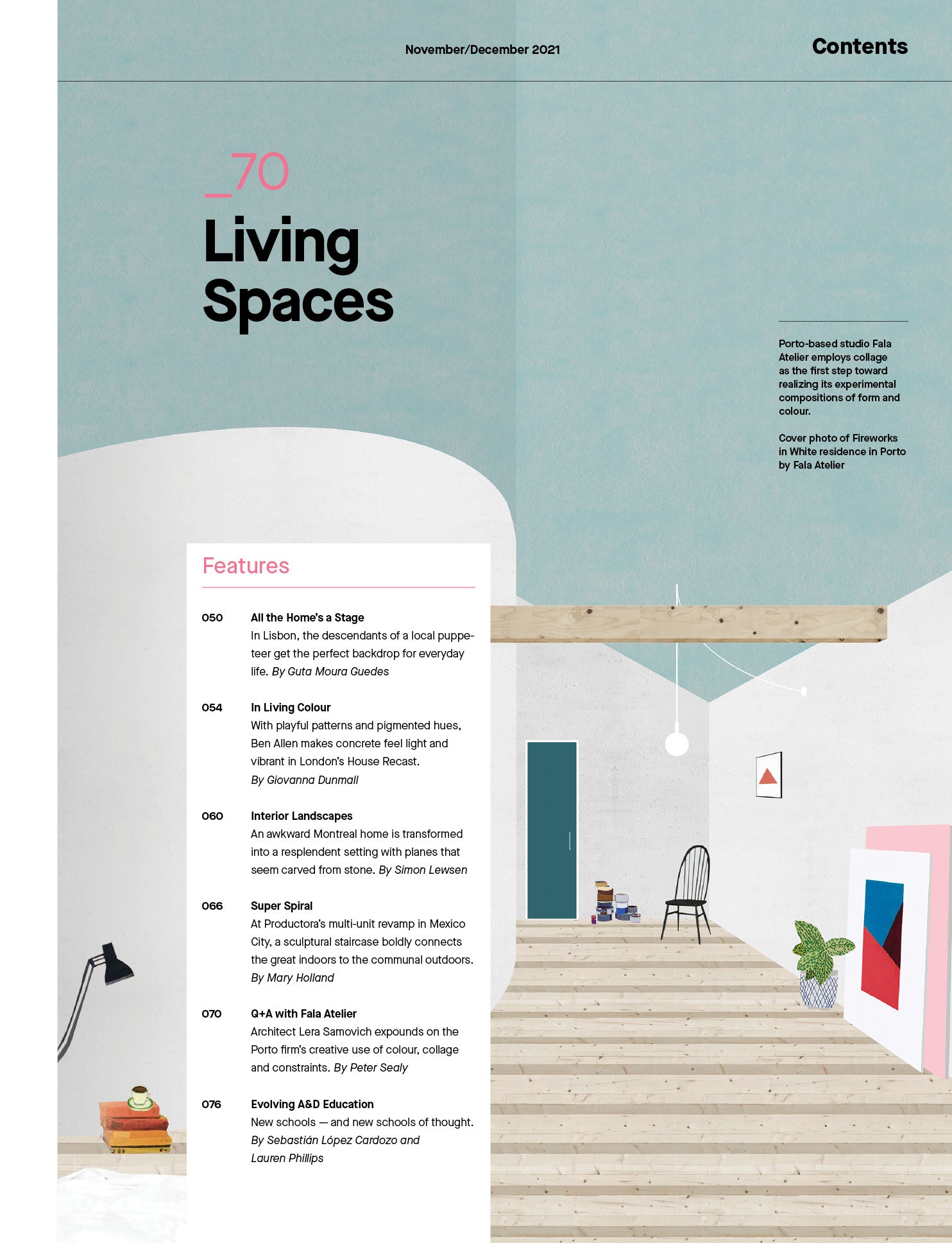The Living Spaces Issue, November/December 2021